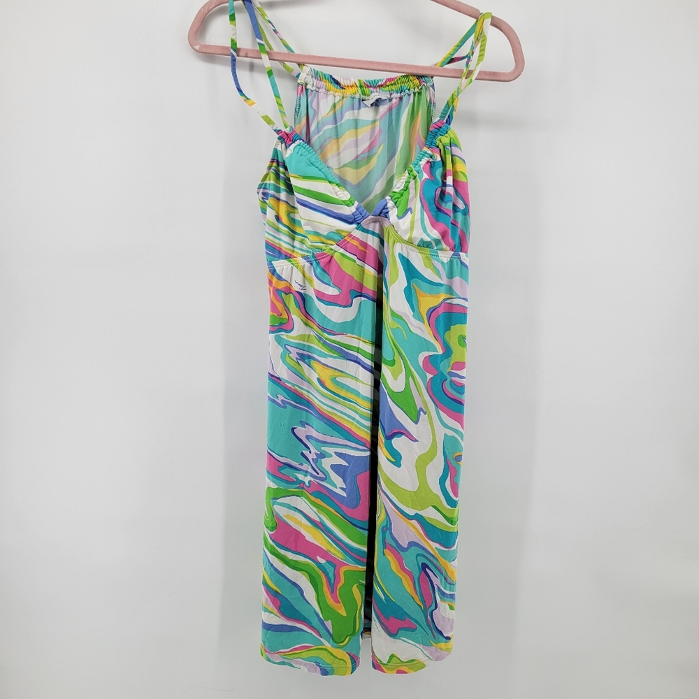 Trina Turk vintage retro groovy mini dress M